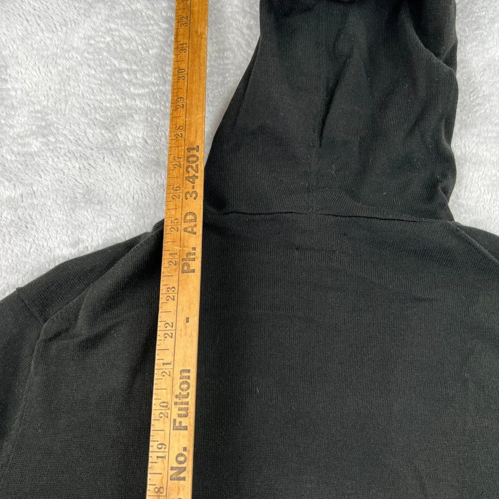 Vintage Polo Ralph Lauren RL2 Graphic Hoodie L Black Streetwear Pullover Mens
